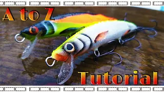 Lurebuilding Tutorial from A to Z. Pike Minnow Jerkbait-Part I