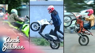 Boy, Mondy Dan Tristan Adu Gaya Freestyle Motor [Anak Jalanan] [4 Januari 2016]