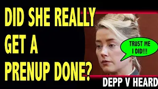 Amber Heard and her PRENUP LIES!!