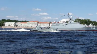 Генеральная репетиция парада ВМФ 2019 в Санкт-Петербурге