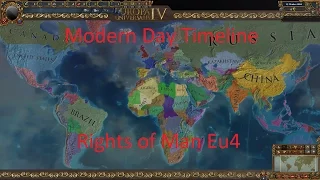 Eu4 Extended Timeline Modern Day Timelapse