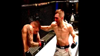 Dustin Poirier’s bloody brawl with Dan Hooker #shorts