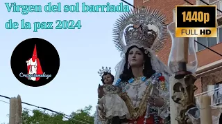 VIRGEN DEL SOL MALAGA2024 BARRIADA DE LA PAZ