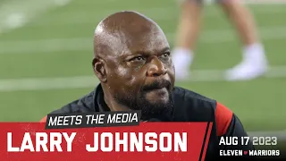 Larry Johnson discusses Ohio State's defensive line depth and rotation heading into 2023 season