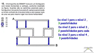 CORREÇÃO OBEMEP 2024, NÍVEL 2, (Questões 15   e 16)