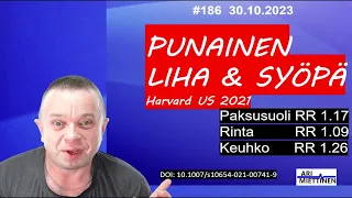 186 Punainen liha vaarallista? Syöpäriski?