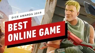 Fortnite Wins Best Online Game of the Year - DICE Awards 2019