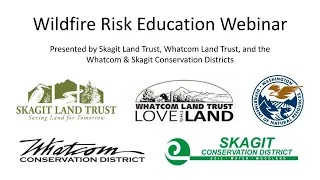 5/17 Wildfire Risk Education Webinar