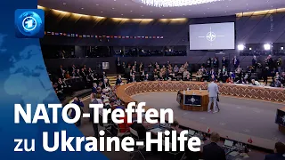 NATO-Außenminister:innen beraten über Hilfe für die Ukraine