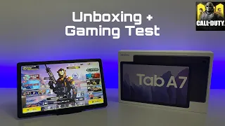 Samsung Galaxy Tab A7 | Gaming Test | Unboxing Tablet | Best Budget Tablet