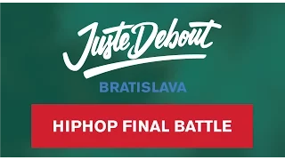 Juste Debout Bratislava 2017 - Hip Hop Final Battle - Andrey Stylez & Nastya x Jeka & Kadet