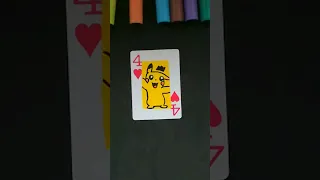pintando a #pikachu en la carta....#viral #posca #pokemon #shorts
