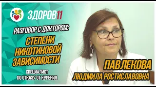 Разговор с доктором: Степени никотиновой зависимости. Как оценить и что делать?