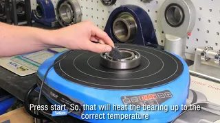 How to Mount a Bearing Using the SKF TWIM 15 Portable Bearing Heater