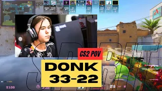 donk (33-22) VOICE COMMS Dust2 POV | May 22, 2024 | #cs2 #demo