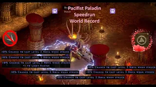 PACIFIST PALADIN WORLD RECORD DIABLO 2 RESURRECTED 1:50:09