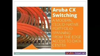 Aruba DataCenter Switches ARUBA CX