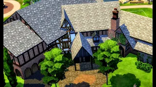 SALVATORE BOARDING HOUSE  A SIMS 4 SPEED BUILD NO CC