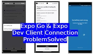 How to fix Expo Go and Expo Dev client Not connecting to Your server, LAN or IP Address(2023)