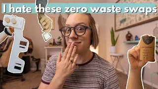 ZERO WASTE SWAPS I HATE // I regret these low waste swaps, a look at my eco home