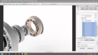 Animation tutorial - Three stage planetary gearbox with two output shafts