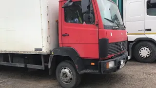 Ремонт тяги газа,восстановление вилки КПП на Mercedes 814-1222