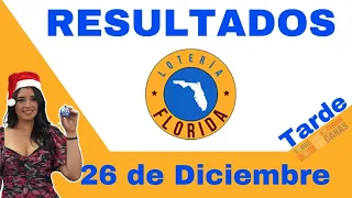 Lotería Florida Tarde Resultados de hoy 26 de Diciembre del 2021