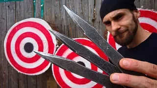 How to Train Like a NO-SPIN Knife Throwing WORLD CHAMPION Adam Celadin ?