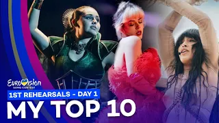 Eurovision 2023: 1st Rehearsals (Day 1) | My Top 10