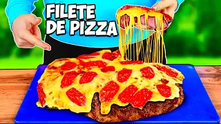 La Comida Rápida Más Loca Del Mundo / Bistec Pizza / Hamburguesa Con Queso / Patatas Dulces Fritas