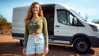 Her DIY Camper Van - Clever & Affordable Design Ideas