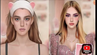 Make-up Asmr  Transformation || Bad Breakup Makeover  || Homeless Asmr  Stop Motion  Animation