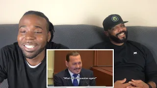 Johnny Depp Being Hilarious In Court (Part 1 and 2) Reaction
