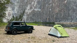 Поездка на скалу Мамбет на Lada 4x4 Нива
