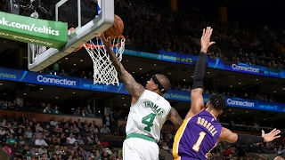 Isaiah Thomas 17 Point 4th Quarter leads Boston to Victory