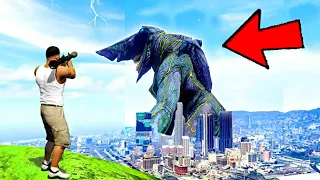 FRANKLIN Finding & SURVIVING 99 YEARS as MECHAGODZILLA in GTA 5 | Team4shooterop | GTA5 AVENGERS