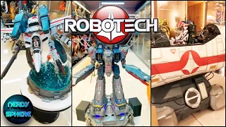 Robotech VF-1J Officer's Veritech Guardian Mode, SDF-1 Macross Diorama & VF-1J Cockpit Diorama