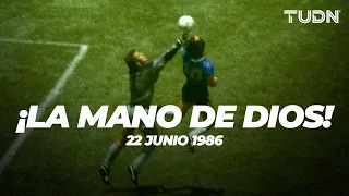 ¡La mano de D10s! El Azteca fue testigo del gol que hizo ETERNO a Maradona | TUDN