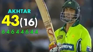 Shoaib Akhtar Fastest Inning 43 Off 16 Balls Vs England 22 2003 ICC Cricket World Cup