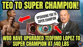 Teofimo Lopez UPGRADED To WBO Super Champion At Jr. Welterweight #sports #boxing #youtube #news #fyp