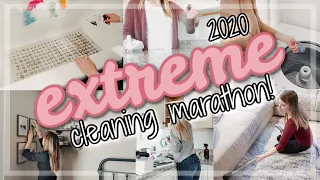 ULTIMATE CLEAN WITH ME 2020 / EXTREME MARATHON CLEANING MOTIVATION / 2 HOUR SATISFYING SPEED CLEAN