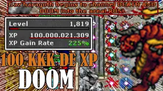 FIRST 100KKK XP , RING OF THE ENDING NO LVL 1K FAIL AND TOP SKILL- Tibia Best Clips #UrsinhaClips