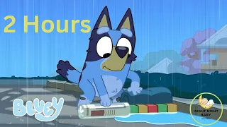 Bluey Rain 2 Hour Lullaby