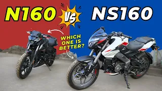 2024 Bajaj Pulsar N160 VS Bajaj Pulsar NS160 : Comparison | Which one is Better? Gearhead Official