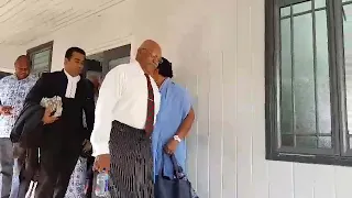 SODELPA leader Sitiveni Rabuka after his court hearing