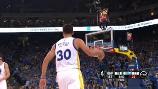 Steph Curry on Fire: All 24 of His First Quarter Points