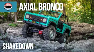 Axial SCX10III Early Bronco Trail Run!