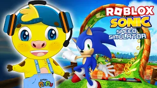 AVENTURAS DE AMIGO MUMU EN SONIC SPEED SIMULATOR EN ROBLOX!