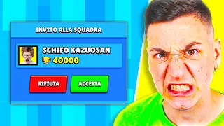 RICEVO L'INVITO DA "SCHIFO KAZUOSAN" SU BRAWL STARS E...