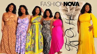 14 DRESSES FOR THE SPRING SEASON | TRY ON HAUL | FASHION NOVA CURVE